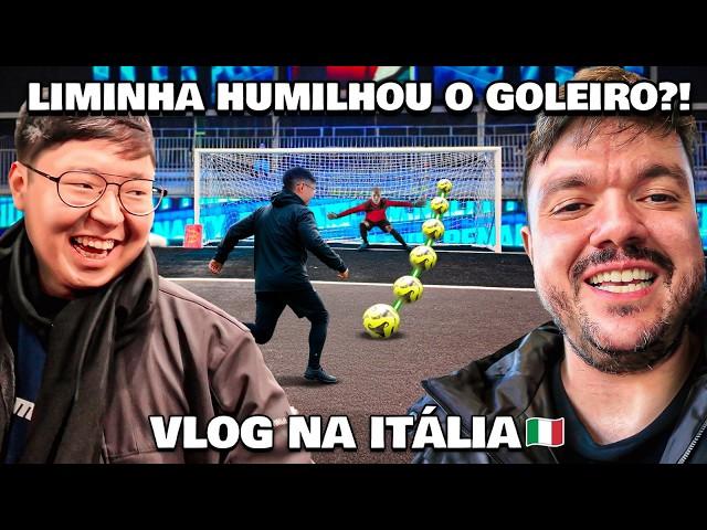 LIMINHA HUMILHOU O GOLEIRO NO X1??? - VLOG #2 ITALIA KINGS WORLD CUP NATIONS