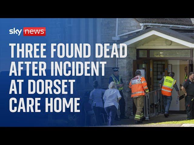 Three people dead after emergency incident at a care home