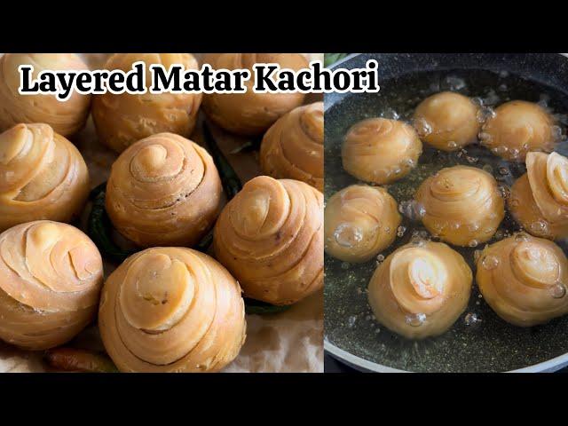 Matar Kachori | Layered Matar Kachori