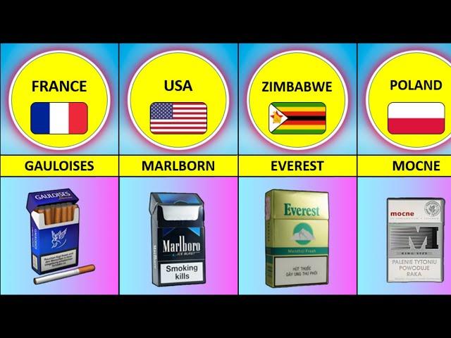 Cigarette Brands From Different Countries! | Spy Extra