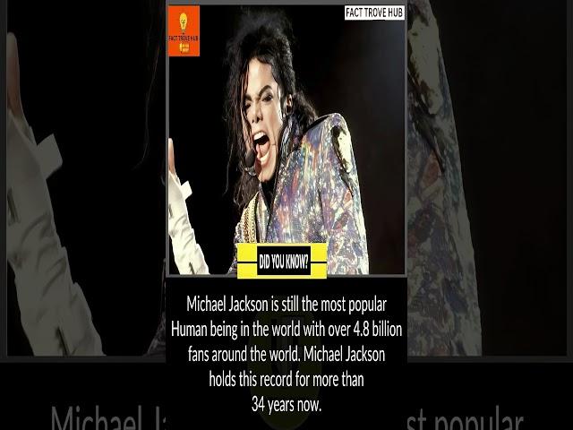 Mind Blowing Facts About Michael Jackson You Didn't Know #facts #shorts #interestingfacts