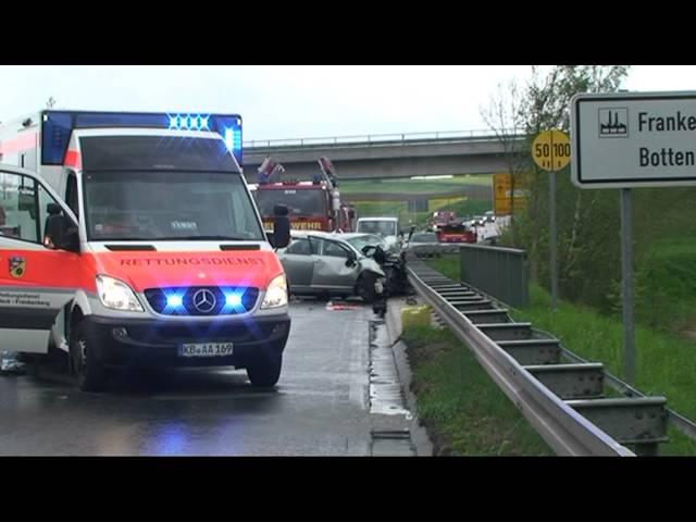 Frankenberg: Drei Tote bei schwerem Verkehrsunfall.mpg