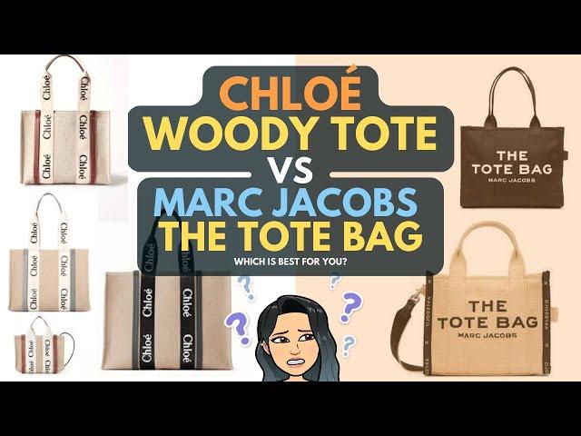 CHLOE WOODY TOTE VS MARC JACOBS THE TOTE BAG ️ ️ BEST TOTE BAG ? TOTE BAG COMPARISON ️ WORTH IT?