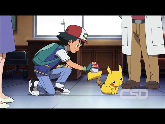 Ash trying to bring Pikachu in Pokeball | Pokemon The Movie I Choose You