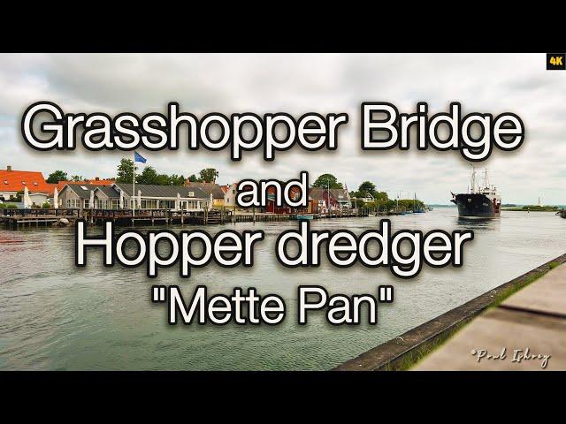 Grasshopper Bridge and "Mette Pan". Denmark.