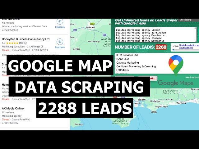 Google Maps Data Scraping with Business Emails | Supports Multiple Keywords at Once!