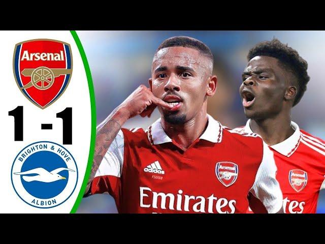 Arsenal vs Brighton 1-1 | Arsenal - Brighton | Premier League Highlights & Goals 2025