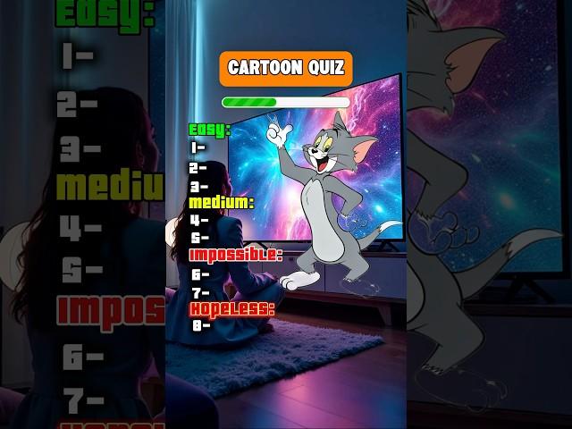 Only a cartoon lover can name all these Cartoons! #shorts #quiz #trivia #cartoon #tomandjerry