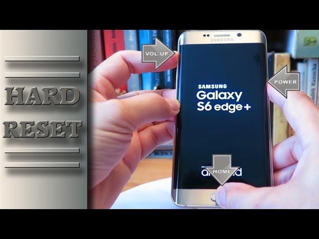 Samsung Galaxy S6 Edge Plus Hard Reset (Factory Reset)