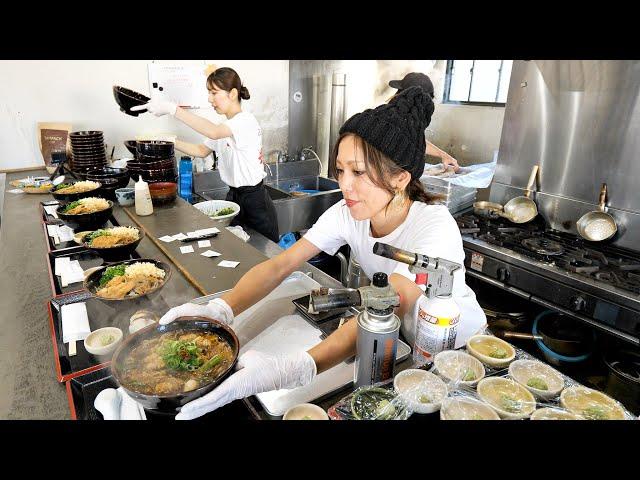 200 Bowls in 4 Hours! Gifu's Iconic Chilled Tanuki Soba Restaurant丨Japanese Street Food