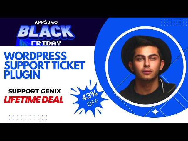 Support AppSumo Genix Black Friday Deal 2024 I Customer Support Ticket plugin for WordPress