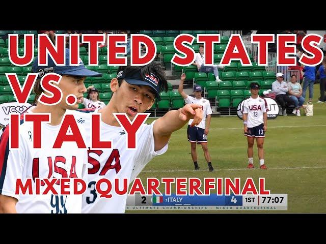 United States vs. Italy | Mixed Quarterfinal | 2024 World Junior Ultimate Championships