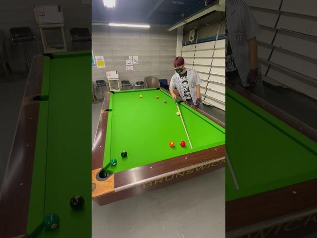 【セーフティ】ポケットが狙えない時相手のミスを誘うのも作戦のひとつ#billiards #ビリヤード #8ball #pool #fypシ