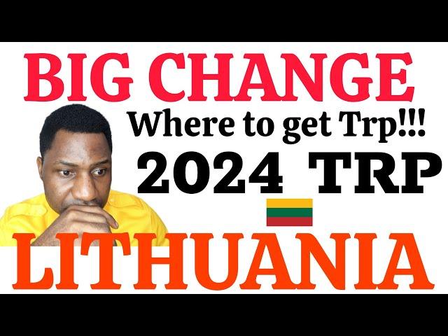 BIG UPDATES ON HOW AND WHERE TO GET Visas and TRP IN 2024|STUDY IN LITHUANIA