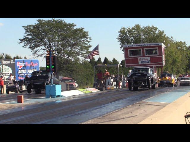 Tri-Five Battle with the Brew City Gassers at the 2024 Time Machine Nationals