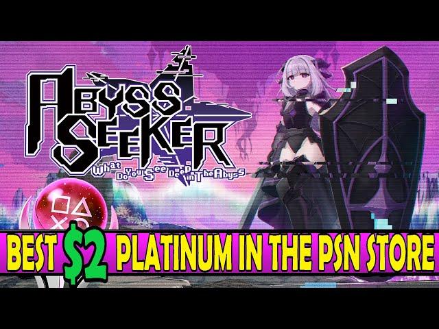 Best $2 Platinum Game in the PSN Store - Abyss Seeker Quick Trophy Guide