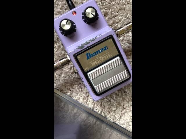 Vintage 1980's Ibanez CS9 Stereo Chorus SWEET!