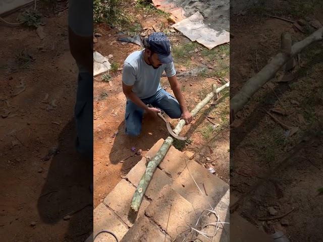 Flooring work #homemade #homeneeds #woodcutting #marble #construction
