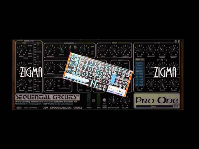 Zigma "highpass and bandpass filters sound demo"