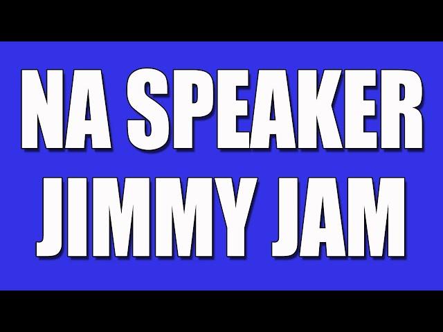 NA Speaker - Jimmy Jam - Narcotics Anonymous Speaker