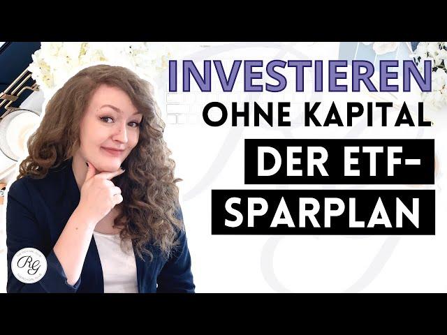 ETF-SPARPLAN: Investieren mit WENIG GELD (und sogar von sinkenden Kursen profitieren!)