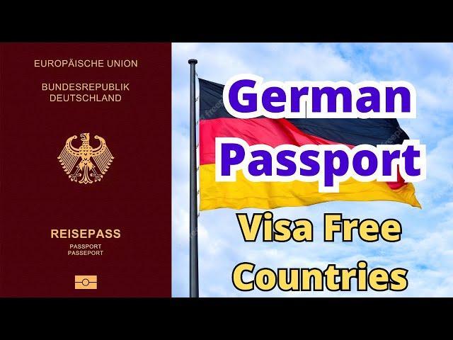 German Passport Visa Free Countries (2023)