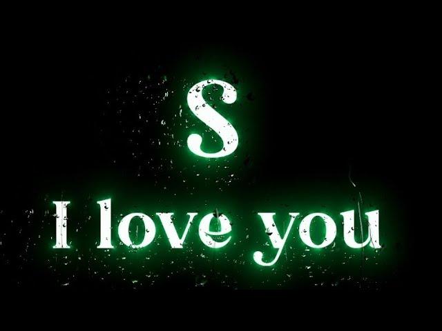 #S letter name status | #S love status#S whatsappstatus video️#blackscreenstatus #whatsapp#viral