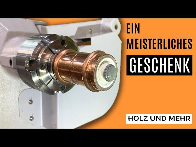 Kupfer und Holz - Gewürzmühle für den neuen Meister