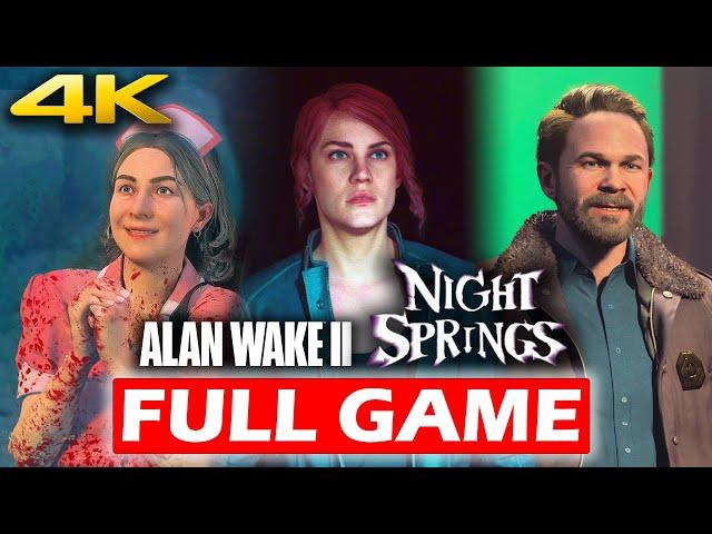 ALAN WAKE 2 Night Springs DLC Gameplay Walkthrough FULL GAME - ALL EPISODES (4K 60FPS) No Commentary