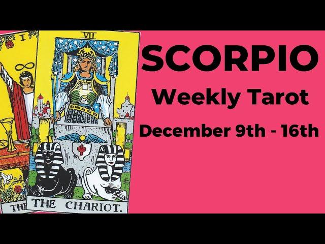 Scorpio: The Tough Times Are Over Now Comes The Sweet Rewards!  December 9th – 16th  2024 TAROT