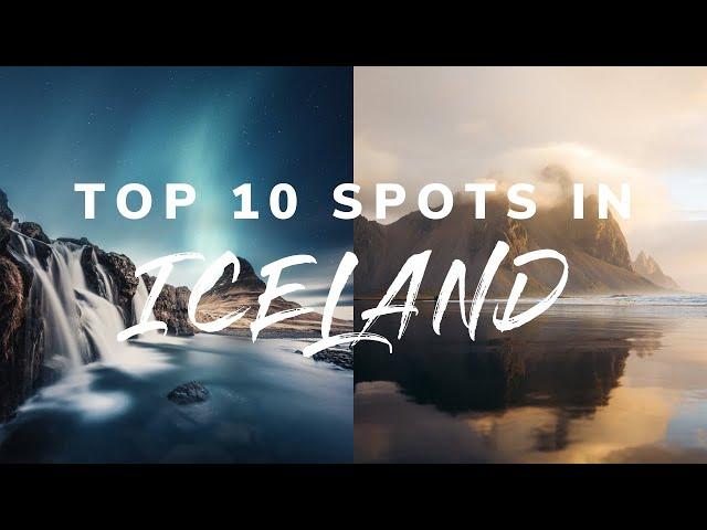 Top 10 Spots In Iceland + BONUS Spot | Iceland Beginner's Guide