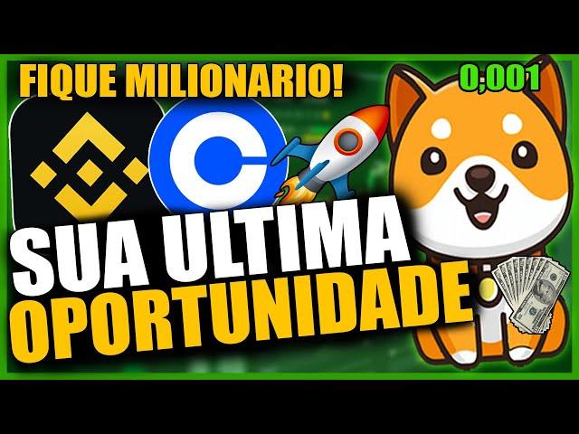 BABY DOGE URGENTE! SUA CHANCE PRA FICAR MILIONARIO! + LISTAGENS NA BINANCE E CRIPTOMOEDAS VÃO BOMBAR