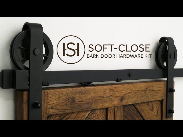 Soft-Close Barn Door Hardware