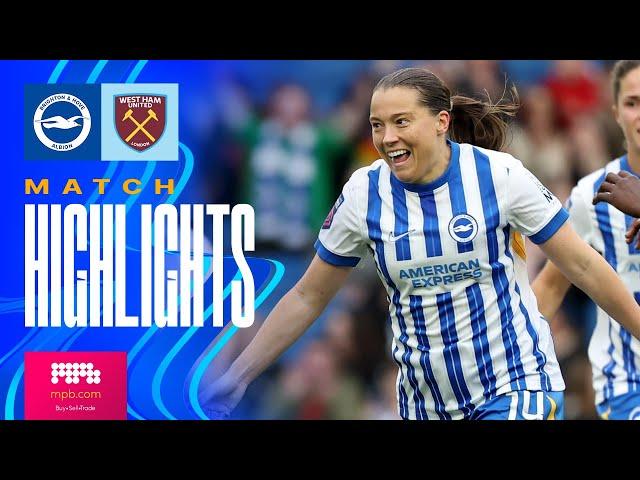 HIGHLIGHTS | Brighton v West Ham | Women's Super League