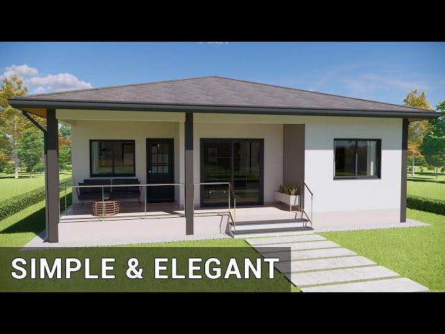 Simple 3 Bedroom House Plan | H5