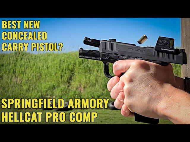 Best new Concealed Carry Pistol? Springfield Hellcat Pro Comp Review & Range Time.