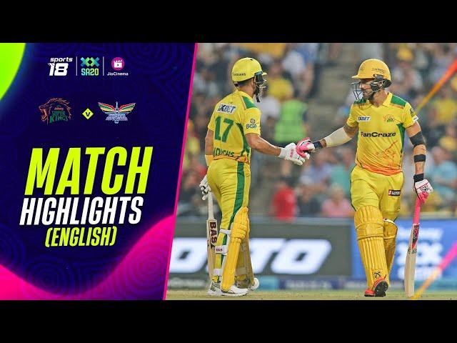 Match Highlights - JSK vs DSG | SA20 League | Jio Cinema and Sports 18