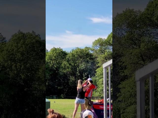  Shooting A Clay Target Blindfolded 
