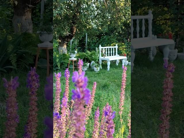 #садовый декор #скамья diy#лавка в винтажном стиле своими руками #
