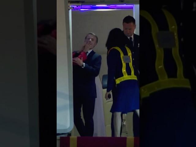 President Macron’s Wife Pushes Him in the Face