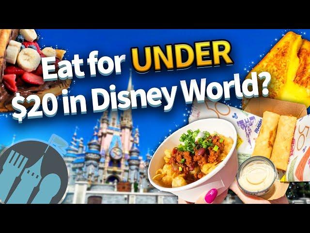 Can We Eat for Under $20 a Day in Disney World?