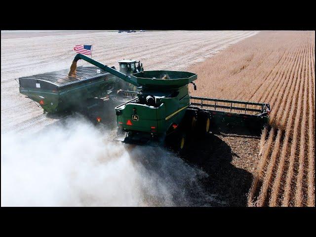 Full Power Bean Harvest 90 Ft At A Time!! #8