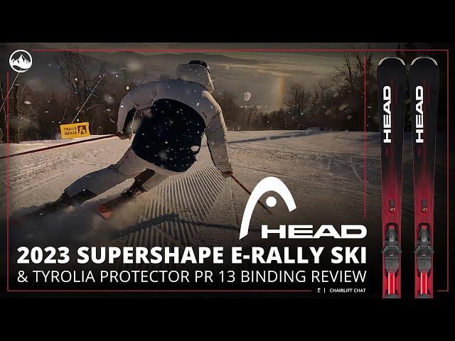 2023 Head Supershape e-Rally Ski and Tyrolia Protector 13 Binding Review with SkiEssentials.com