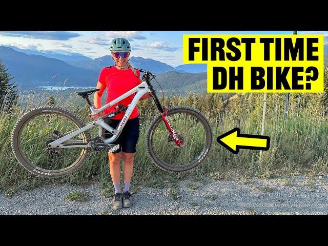 Her First Time Riding a DH Bike in Whistler? (Ari Superior Peak)