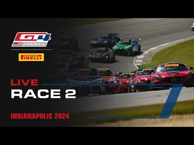 LIVE | Race 2 | Indianapolis | Pirelli GT4 America 2024