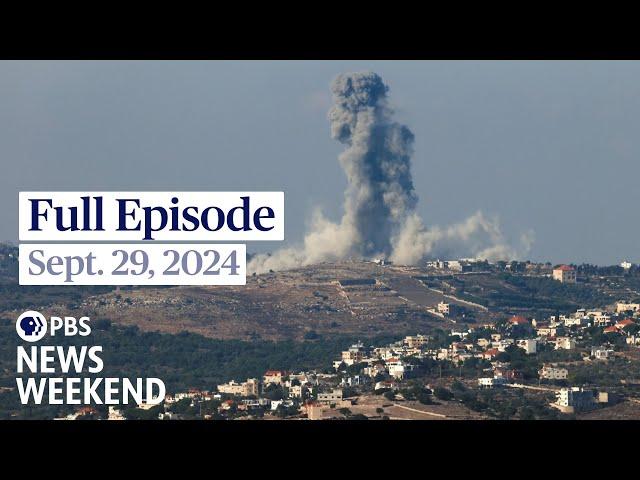 PBS News Weekend full episode, Sept. 29, 2024