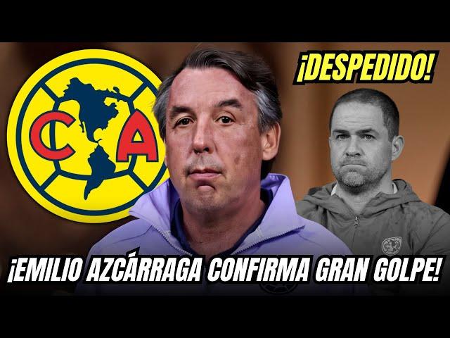 ¡TERREMOTO en Coapa! Emilio Azcárraga CONFIRMA: Jardine DESPEDIDO | noticias club america