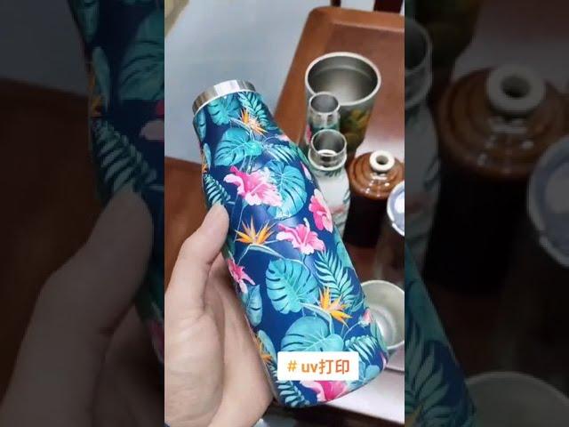 17oz 25oz Stainless Steel  drinkware cola bottle high speed cylinder rotary UV printer