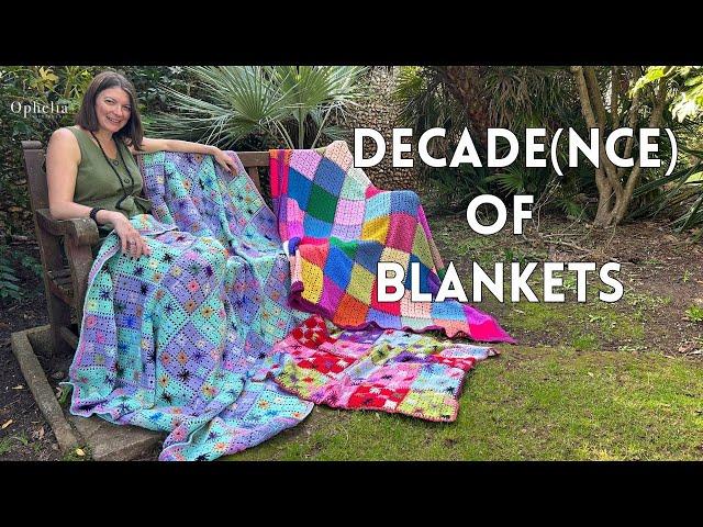 10 Years of Crochet Blankets // A Decadence of Blankets // Ophelia Talks Crochet