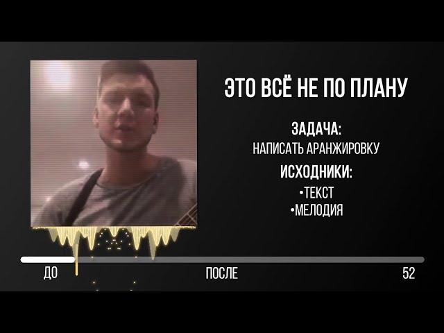 ЭТО ВСЕ НЕ ПО ПЛАНУ - Аранжировка на заказ в Москве написание Студия Звукозаписи Vip Records